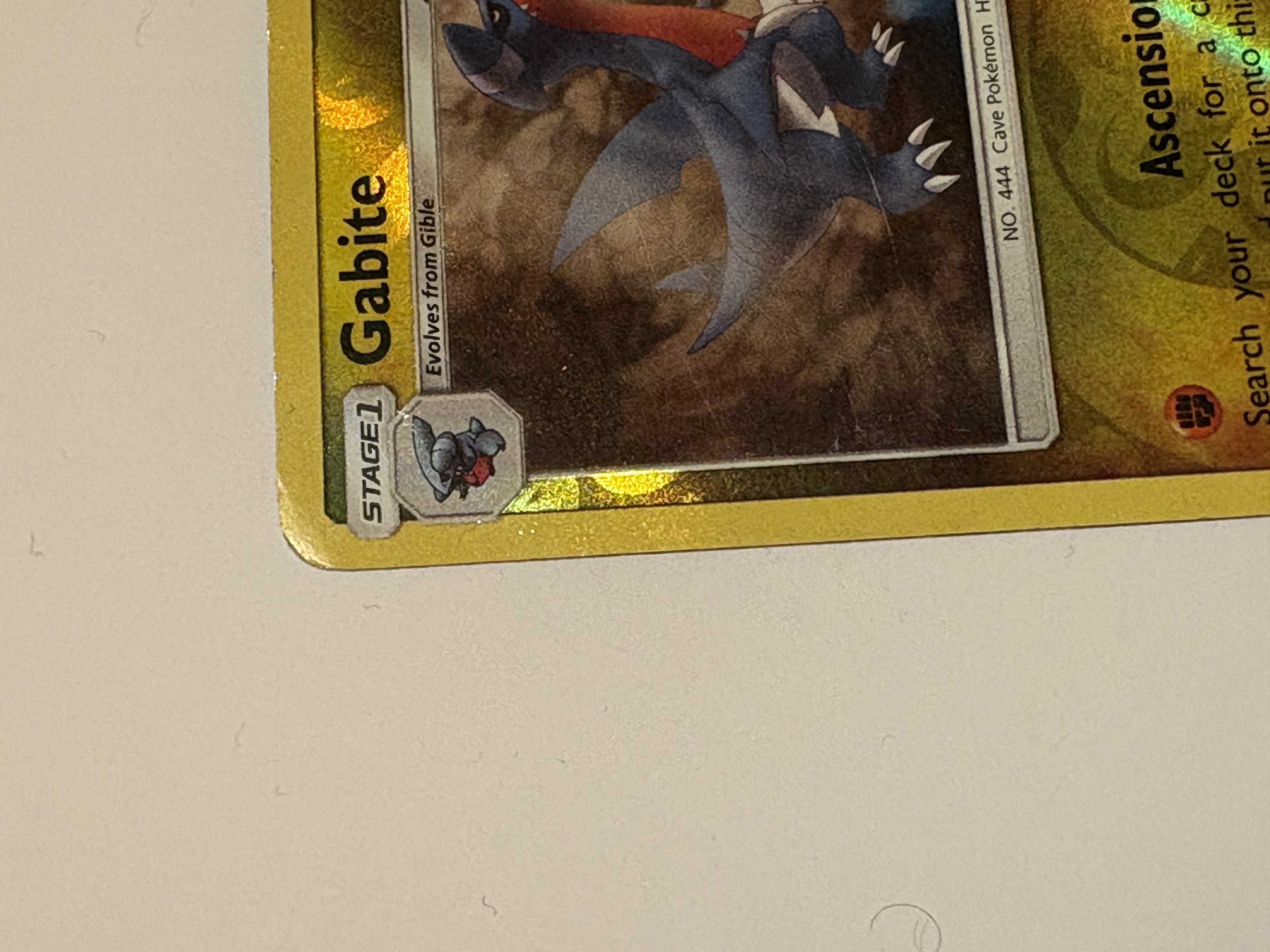 Edge indent - Top left